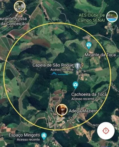 Área/Sítio a Venda com 574.435 M², Estrada da Toca, Jundiaí, Bairro Caxambu