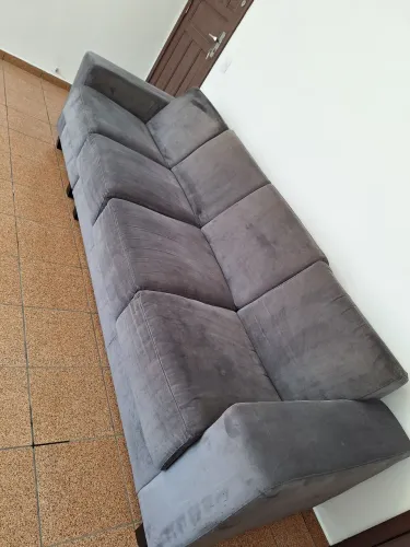 Sofa 4 lugares em suede