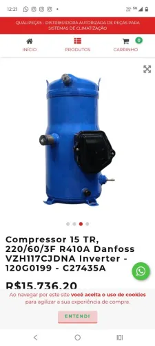 Compressor de ar condicionado split 
