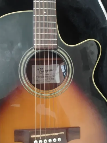 Violão aço Takamine séries EG260, bem conservado e regulado 