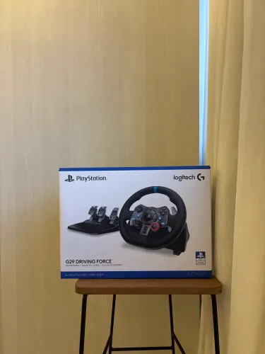 ?VOLANTE LOGITECH G29 + COCKPIT SPRO V3 BRANCO