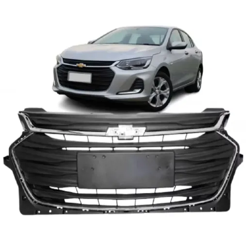 Grade dianteira onix 2020 a 2024 + partes CROMADAS TUDO  original