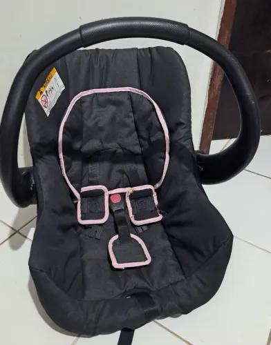 Bebê Conforto Galzerano Cocoon Rosa Cinza