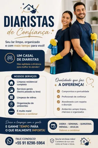 Diarista e serviço gerais