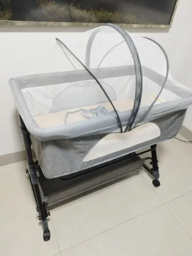 Berço Portátil Moises Co-bed Até 15kg C/ Balanço Mosquiteiro e Cesto Luna - KaBaby