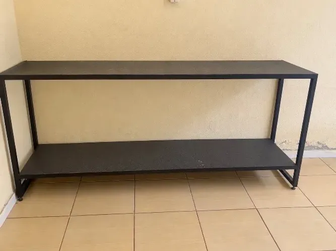 Mesa de ferro 2m cumprimento x 50cm