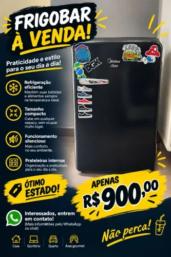 Frigobar Midea Retro
