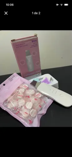 Aparelho peeling ultrassônico + máscara desidratada