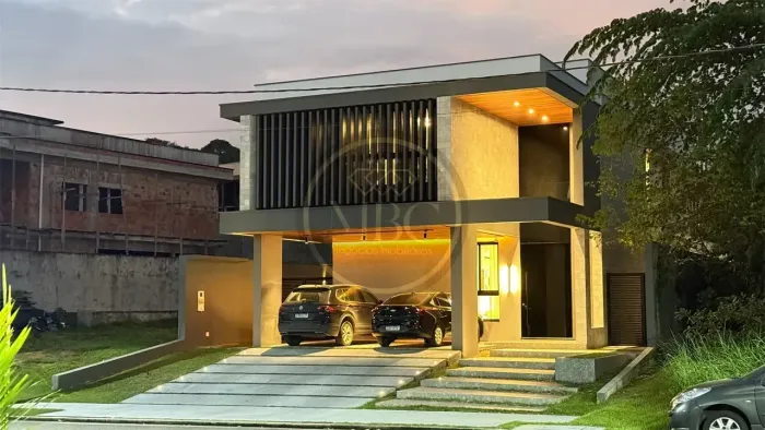 Alphavile, Linda Casa com 4 suites, 297m² - Ponta Negra