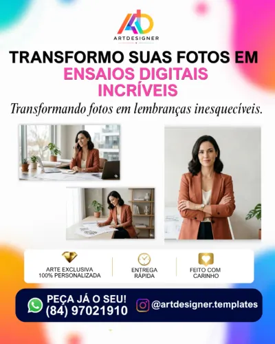 Ensaio Fotográfico Digital Personalizado