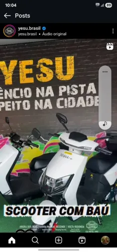 Scooter eletrica nova 