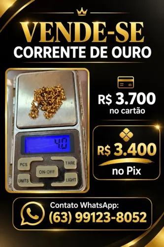 Vende-se corrente de Ouro 18 Kilates