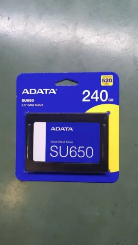 SSD 240GB Adata Ultimate SU650 SATA 3 - Novo | Velocidade Extrema para PC e Notebook