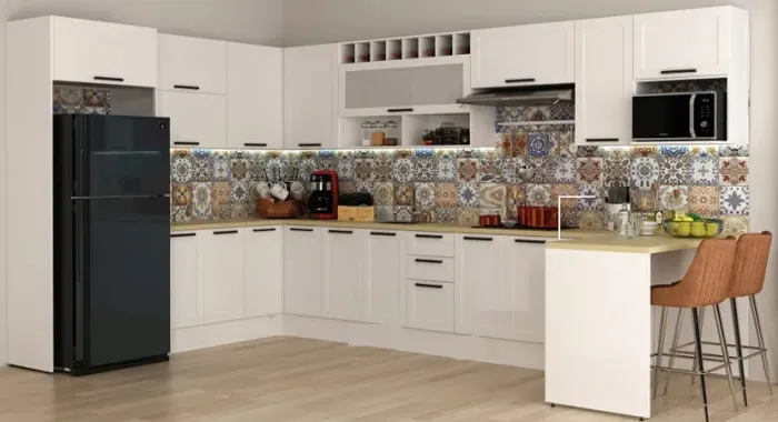 Cozinha de Canto/Modulada/253LX390P/100% MDF, R$15.094,59!