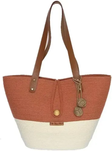 Bolsa em Corda Algodão Topaza Pella Handmade