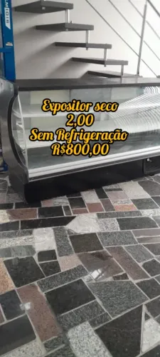 Balcão seco  208 cm Gelopar Sem motor NÃO GELA mede  208 cm