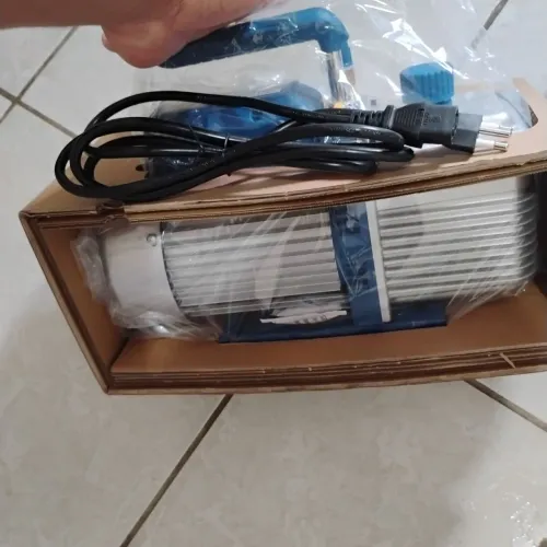 Bomba de vácuo 6 cfm duplo estágio profissional 