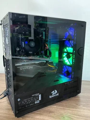 CPU RYZEN 5 3400G RAM 16GB RX 570 4GB SSD 240GB HDD 1TB