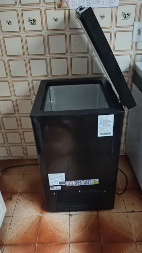 Freezer horizontal Midea 100l semi novo