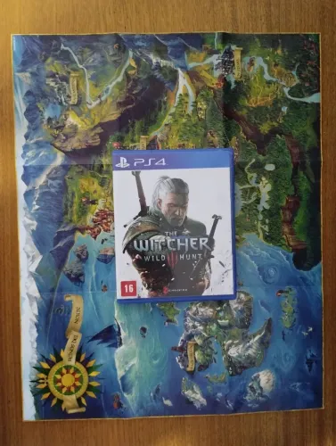 The witcher PS4 com mapa 