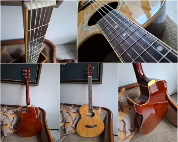 Violão Folk PHX Phoenix AD61 Regulado c/ Cordas Novas *SOMENTE VENDA