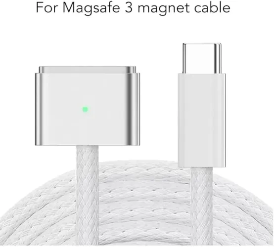 Cabo Usb-C Magnético 3 Com Cabo De Carregamento Magsafe 3 MacBook 2022