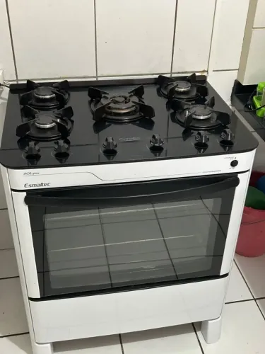 Cozinha Esmaltec Jade Glass 5 bocas
