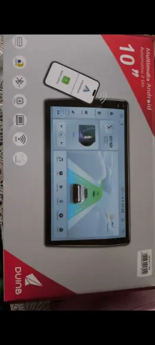 Central Multimídia QLED 10 Polegadas Android 2 DIN