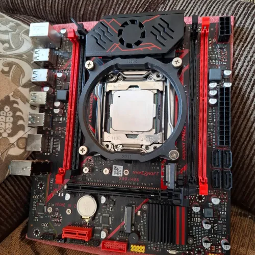 Placa mãe x99 H9S usada + Processador E52680 V4