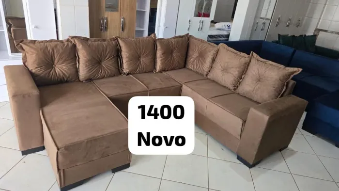 Sofa de canto com chaise novo 