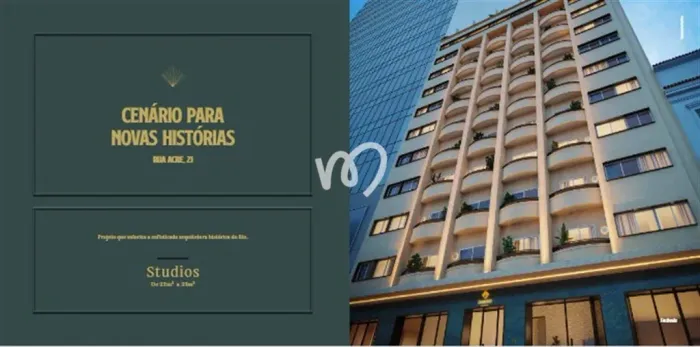 REPASSE de Studio no Centro do Rio Áureos Residencial