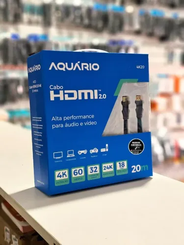 Cabo HDMI 20 metros 4k ultra hd