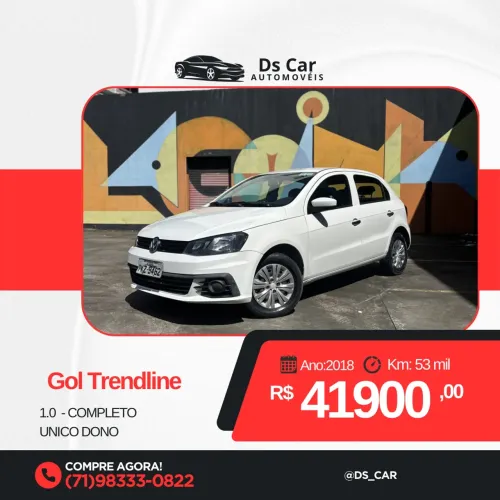 Volkswagen Gol Geração VII Trendline 1.0 12V Total Flex Mec. 4P 2018