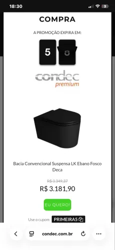 Vaso flutuante deca luxo