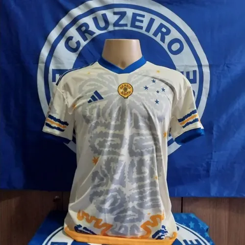 Camisa Cruzeiro racismo jogo único 