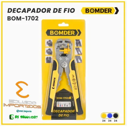 Alicate Decapador BOMDER BOM-1702