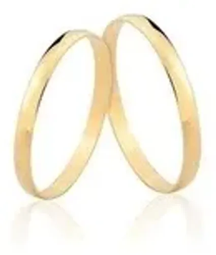 Alianças ouro 18 kilates 2.50 mm 3.50 Gramas Maciço