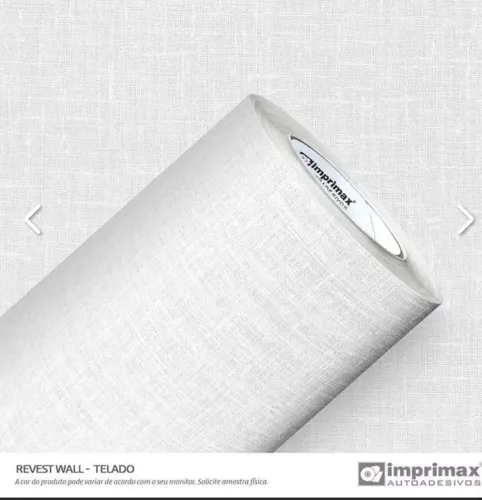 Adesivo Decorativo Texturizado Telado Branco Imprimax 