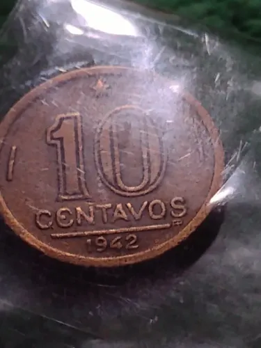 Moedas de 10 centavos de 1942