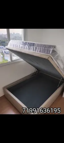 Base baú casal para colchão 799$ novo direito do fabricante!