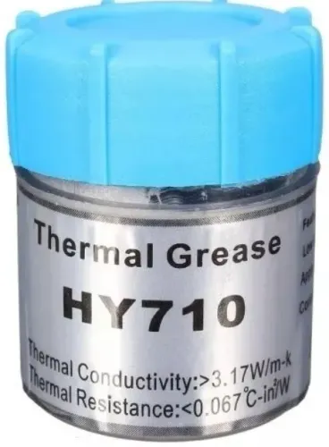 Pasta Térmica Thermal Grease 10g Prata Halnziye Hy710 M5 Arduino Automação COD-CP316