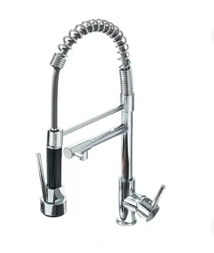 Torneira de Cozinha com Bica Móvel - Cromada
