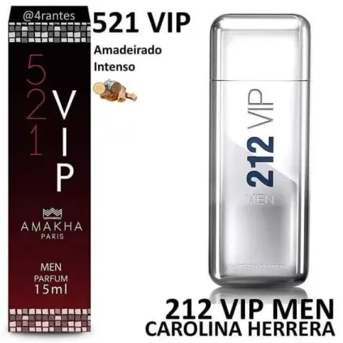 Perfume Amakha Paris - 521 Vip Men (Ref. 212 Vip Men)