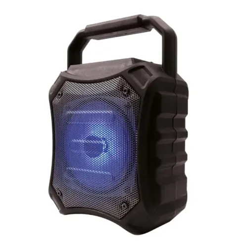 Caixa Bomber de Bluetooth/Aux/USB/SD/FM Entrada Microfone 15W RMS c/ LED