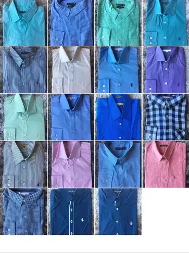 Camisas Sociais Masc M Cidiz 100 % algodão 