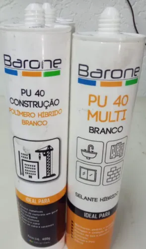 PU 40 cinza,silicone e espumas expansivas.Oferta Confira 