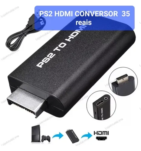 PS2 HDMI CONVERSOR 