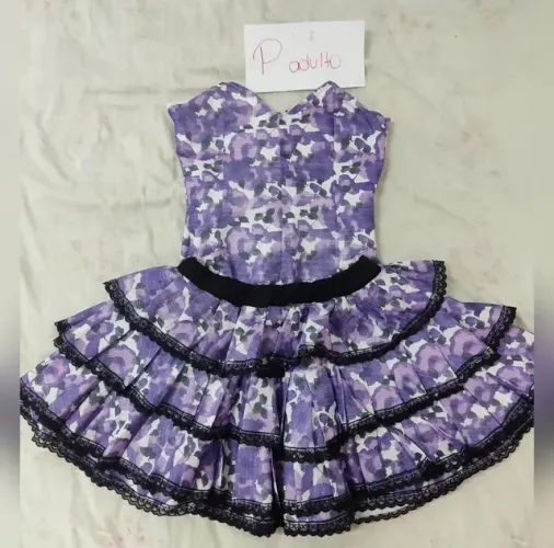 Conjunto feminino de festa junina adulto