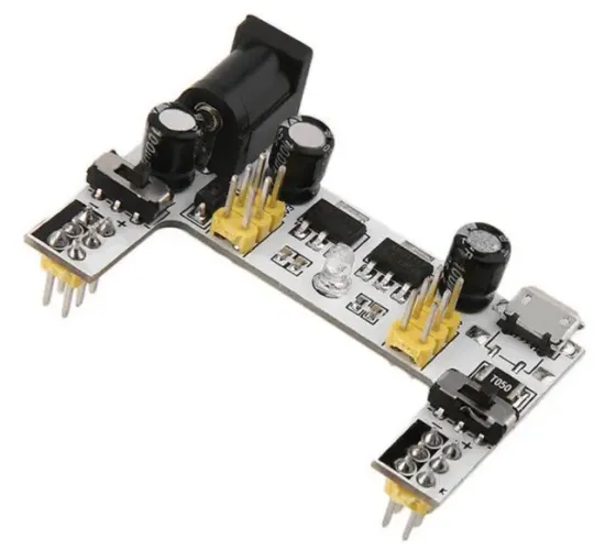 Fonte De Alimentação Ajustável 3,3-5v Para Protoboard Arduino Automação COD-AM204