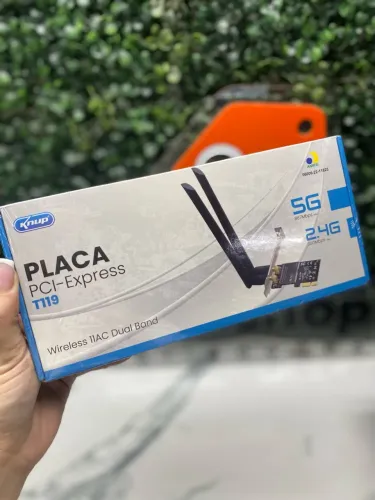 Placa de Rede PCI-Express Knup T119 11AC Dual Band 867Mbps